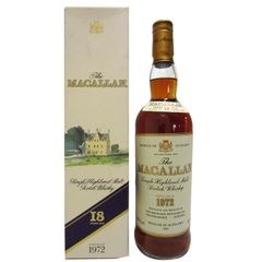 Macallan 1990 Release Sherry Oak 1972 18 Year Old