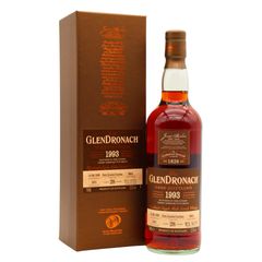 Glendronach Batch 19 Single Pedro Ximenez Sherry Cask #6865 1993 28 Year Old