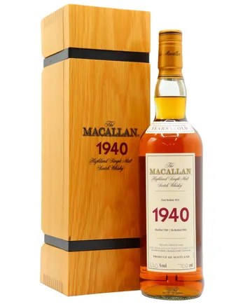 Macallan 1940 35年 Fine Rare