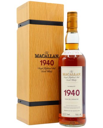 Macallan 1940 37年 Fine Rare
