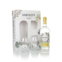 Darnley's Gin Gift Pack with 2x Glasses London Dry Gin