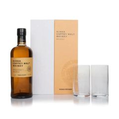 Nikka Coffey Malt Gift Set with 2x Glasses