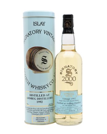 Ardbeg 1992 8年 Signatory Millennium #414 415