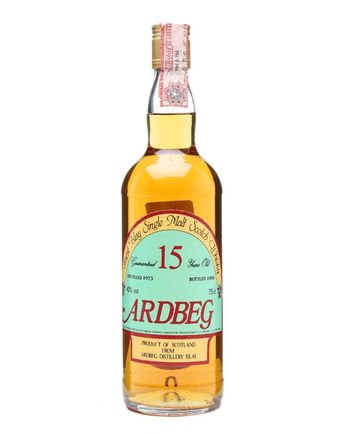 Ardbeg 1973 15年 Clear Glass Screwcap Sestante