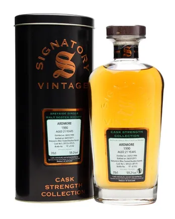 Ardmore 1990 21年 Cask #30122 30125 Signatory Cask Strength Collection