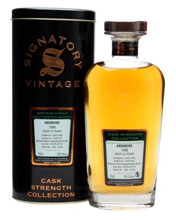 Ardmore 1990 22年 Cask #30120 24 Signatory Cask Strength Collection
