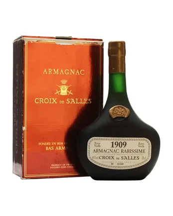 Croix de Salles 1909 Armagnac Bottled 1986