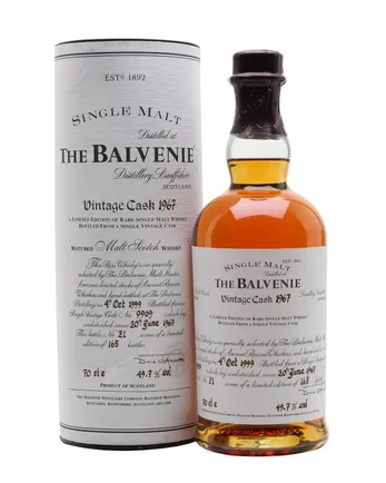 Balvenie 1967 32年 Cask 9909