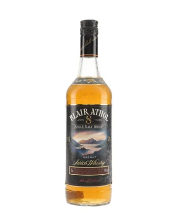 Blair Athol 8年 Bottled 1980's Black Label with Sunset