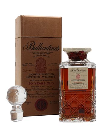 Ballantine's 30年 Crystal Decanter Bottled 1940's