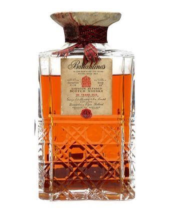 Ballantine's 30年 Crystal Decanter Bottled 1960s
