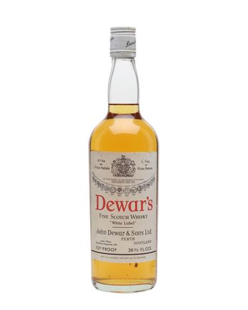 Dewar's White Label Bottled 1970's