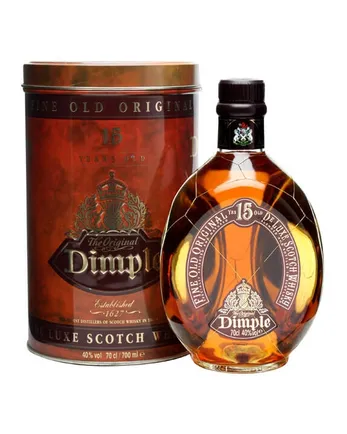 Dimple 15年 (flat fronted bottle)