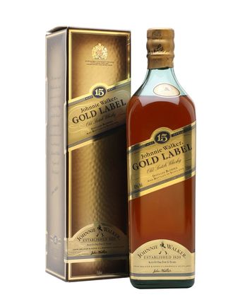 Johnnie Walker 15年 Gold Label Bottled 1980s