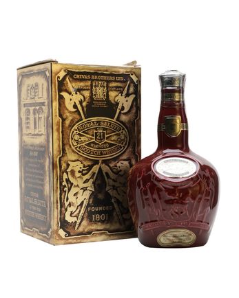Royal Salute 21年 Red Spode Decanter Bottled 1970's