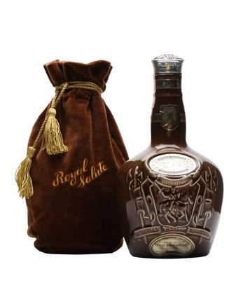Royal Salute 21年 Brown Spode Decanter