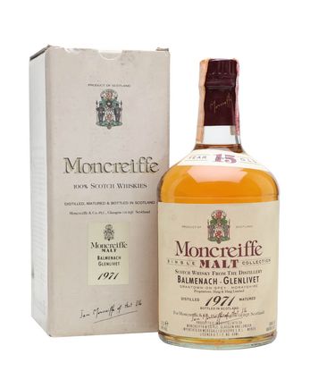 Balmenach Glenlivet 1971 15年 Moncrieffe Independent Bottling