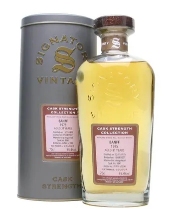Banff 1975 31年 Signatory Cask Strength Collection