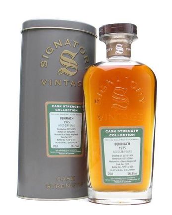 Benriach 1975 28年 Sherry Cask Signatory Cask Strength Collection