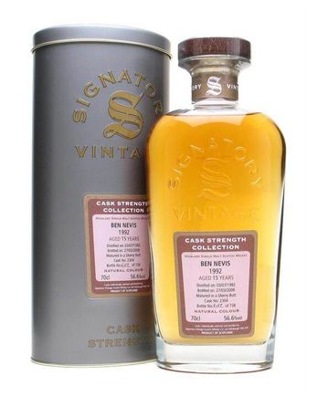 Ben Nevis 1992 15年 Sherry Cask 2304 Signatory