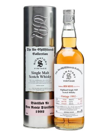 Ben Nevis 1992 19年 Sherry Butt #2526 Signatory Un-Chillfiltered Collection