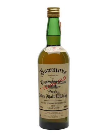 Bowmore 7年 Sherriff's Bottled 1960s