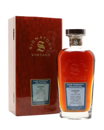 Bowmore 1970 34年 Sherry Butt Signatory