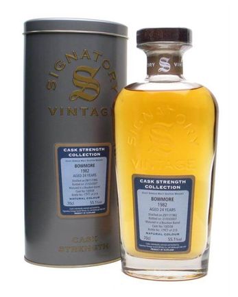Bowmore 1982 24年 Bourbon Cask Signatory