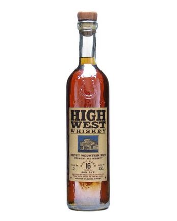 High West Rocky Mountain Rye 16年