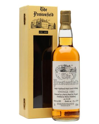 Brora 1981 19年 Sherry Signatory