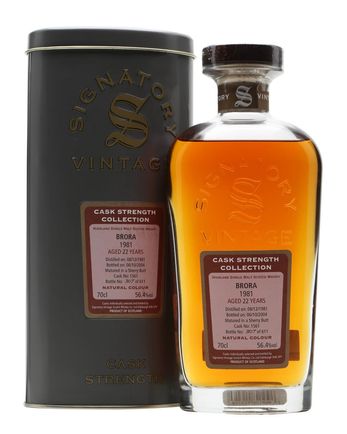 Brora 1981 22年 Sherry Butt Signatory