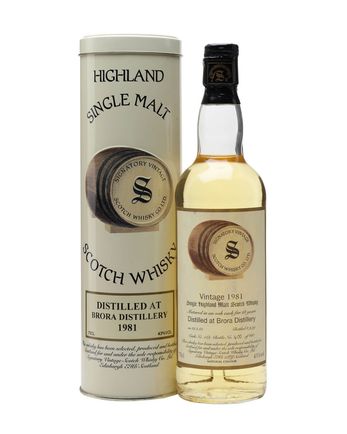 Brora 1981 18年 Sherry Cask Signatory