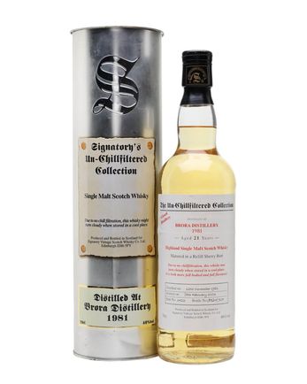 Brora 1981 21年 Signatory