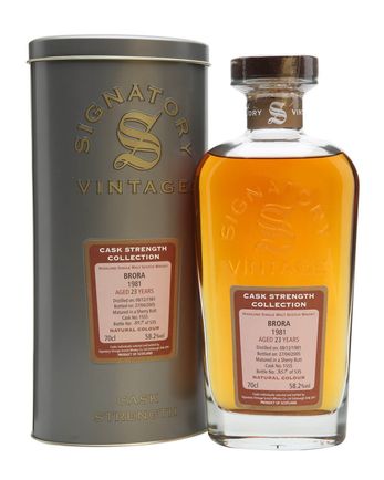 Brora 1981 23年 Sherry Butt Signatory