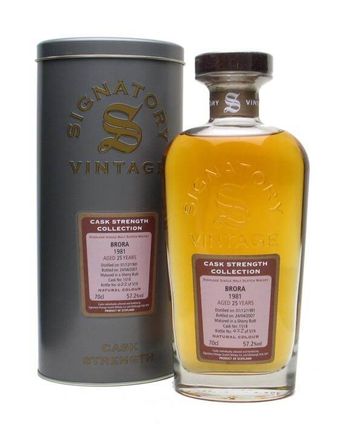 Brora 1981 25年 Sherry Cask Signatory
