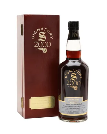 Bruichladdich 1967 32年 Sherry Cask Signatory Wooden Box