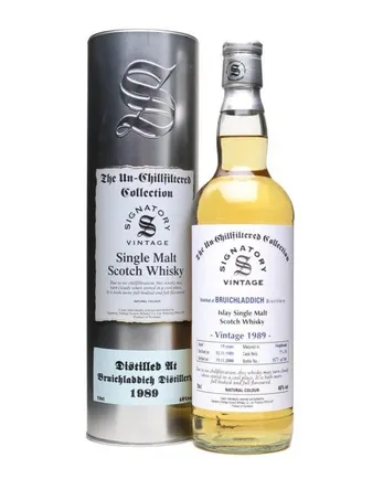 Bruichladdich 1989 19年 Signatory Un-Chillfiltered Collection