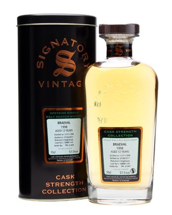 Braeval 1998 12年 Casks #168861+62 Signatory Cask Strength Collection