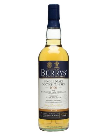 Bunnahabhain 1991 20年 Cask #5525 Berry Bros & rudd