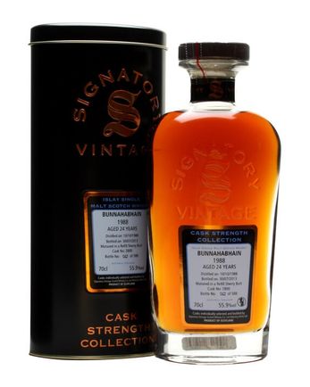 Bunnahabhain 1988 24年 Sherry Cask Signatory Cask Strength Collection