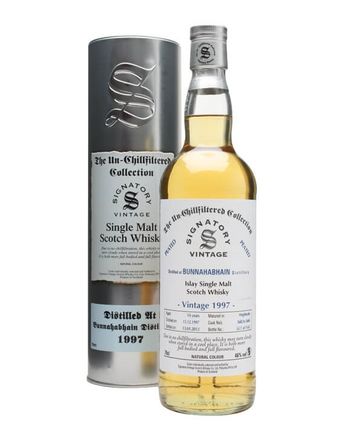 Bunnahabhain 1997 14年 Peated Cask #5682 3 4 Signatory Un-Chillfiltered Collection