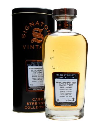 Bunnahabhain 1997 13年 Casks #5781 2 Peated Signatory Cask Strength Collection