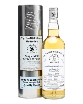 Bunnahabhain 1997 14年 Cask #5685 5687 Peated Signatory Un-Chillfiltered Collection
