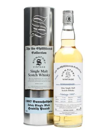 Bunnahabhain 1997 15年 Cask #5562-4 Peated Signatory Un-Chillfiltered Collection
