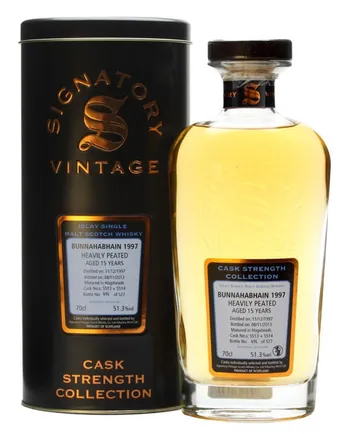 Bunnahabhain 1997 15年 Signatory Cask Strength Collection