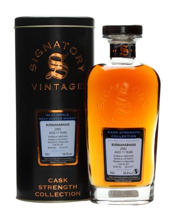 Bunnahabhain 2002 11年 Sherry Butt Signatory Cask Strength Collection