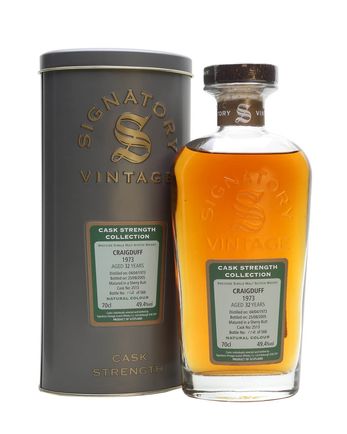 Craigduff 1973 32年 Sherry Butt Signatory Cask Strength Collection