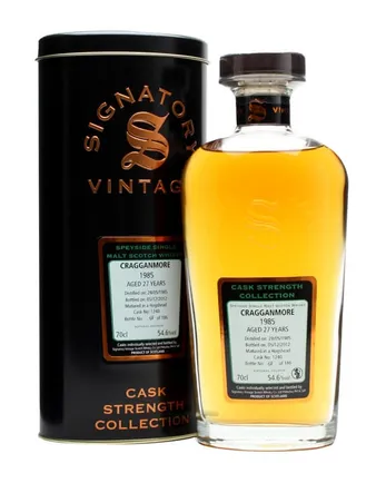Cragganmore 1985 27年 Cask #1240 Signatory Cask Strength Collection