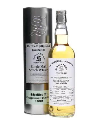 Cragganmore 1992 17年 Un Chillfiltered Signatory Un-Chillfiltered Collection