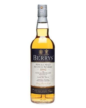 Caol Ila 1982 28年 Cask #6514 Berry Bros & Rudd